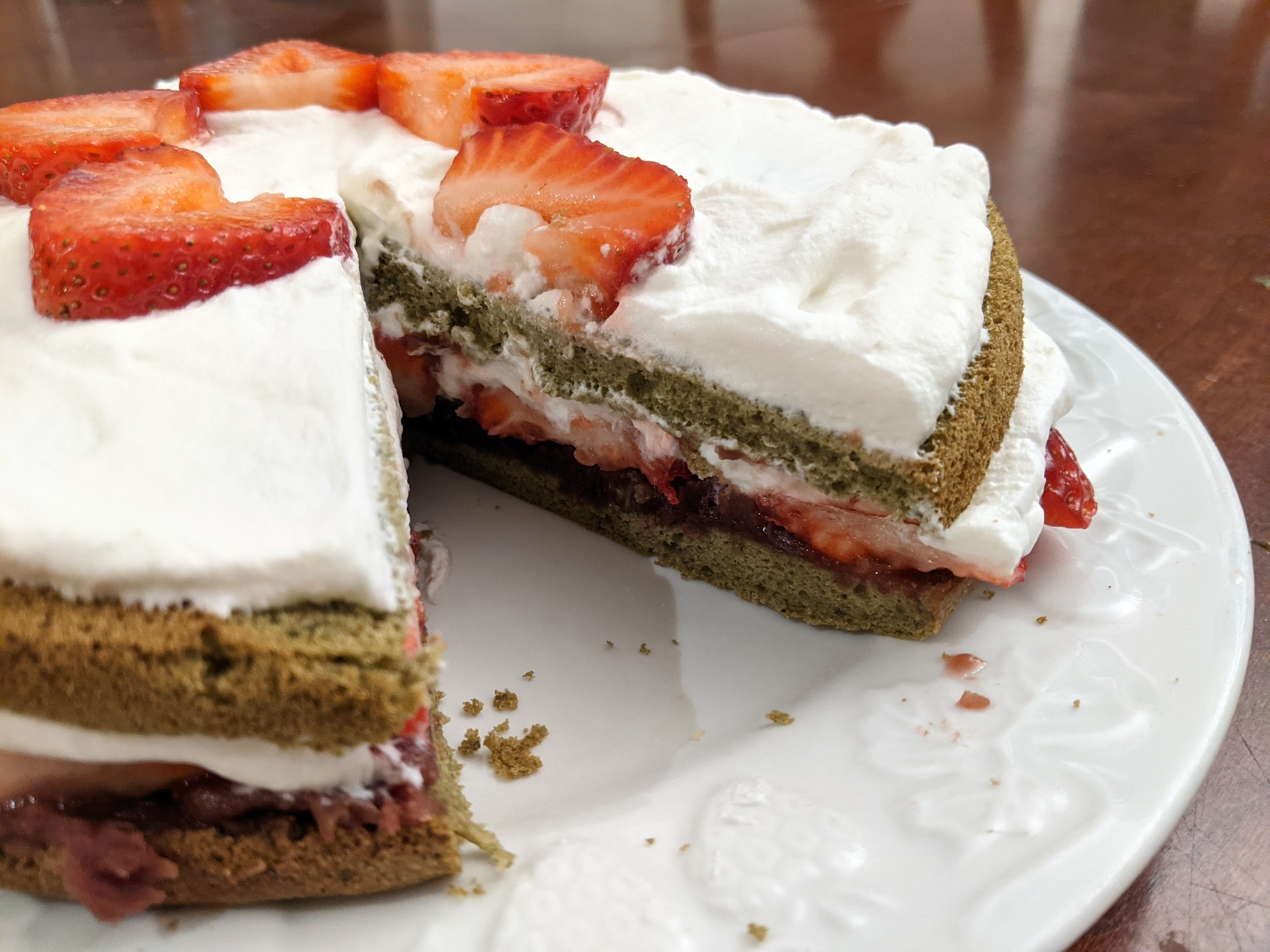 matchastrawblredbeancake