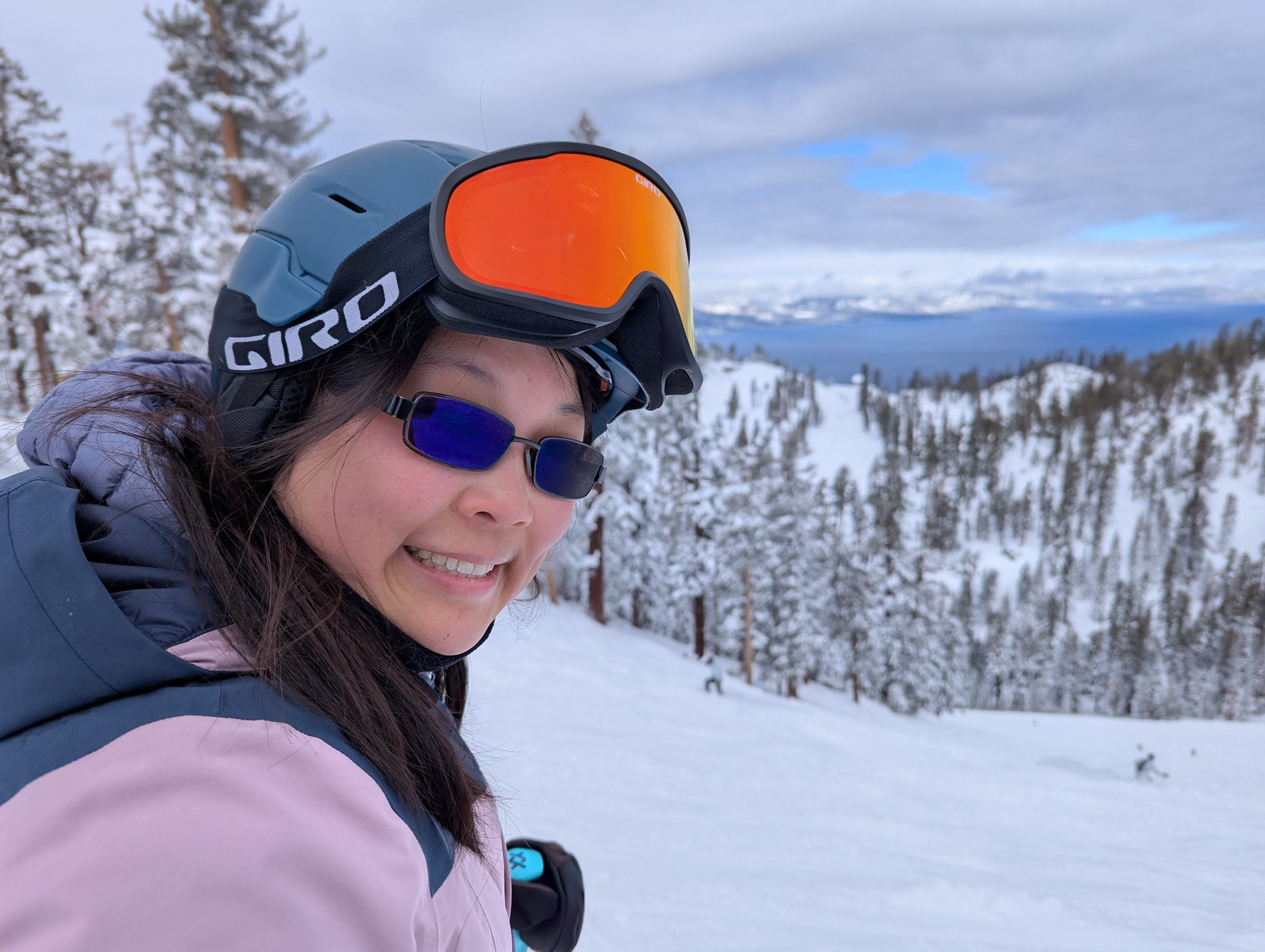 skiing